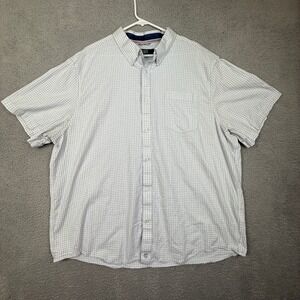 Cody James Mens XX-Large‎ Plaid Button Down Short Sleeve Shirt